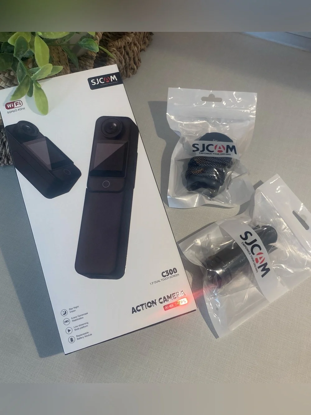 C300 Action Camera (Black) - Dual Touch Screen